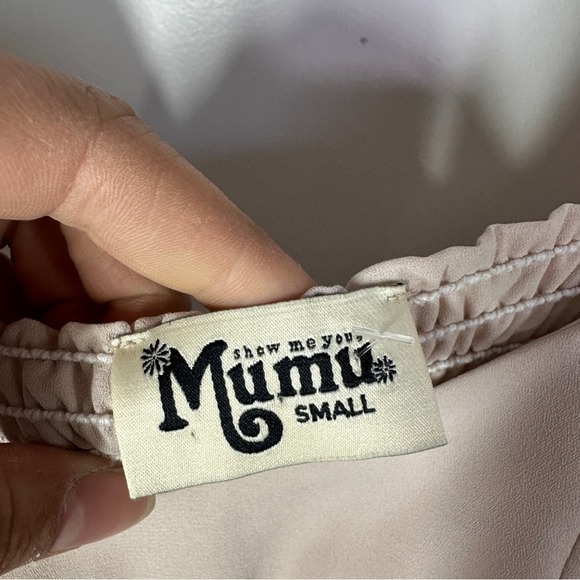 Show Me Your Mumu Blush Dress sz S - Picture 9 of 9